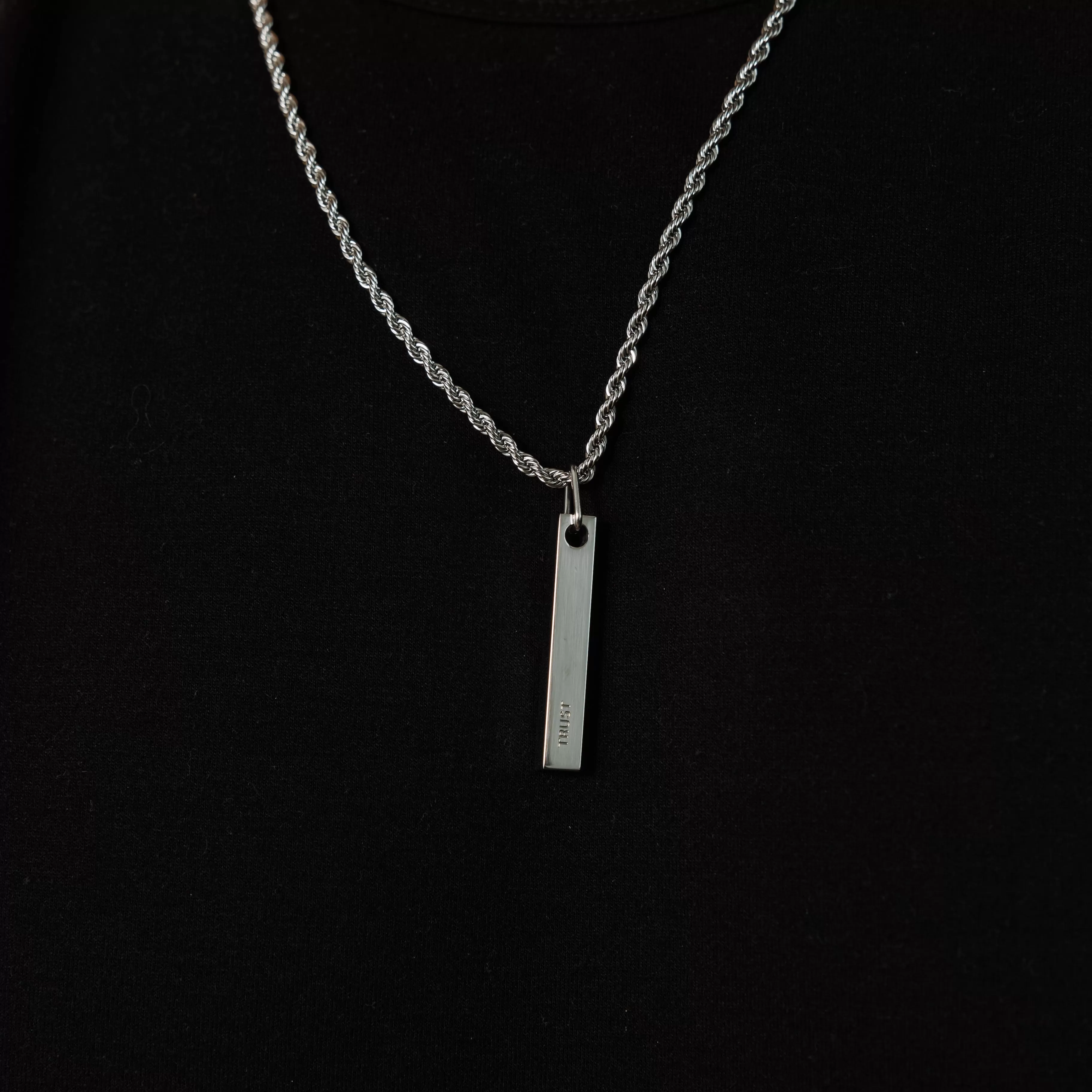 Trust Bar Necklace | Men