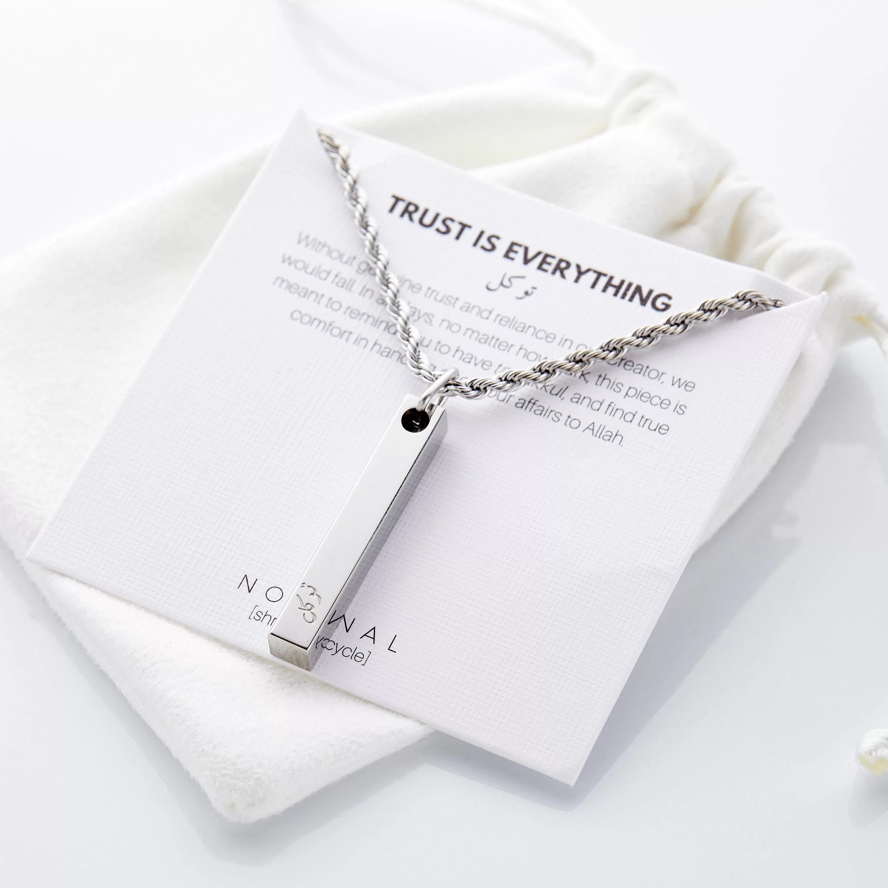 Trust Bar Necklace | Men