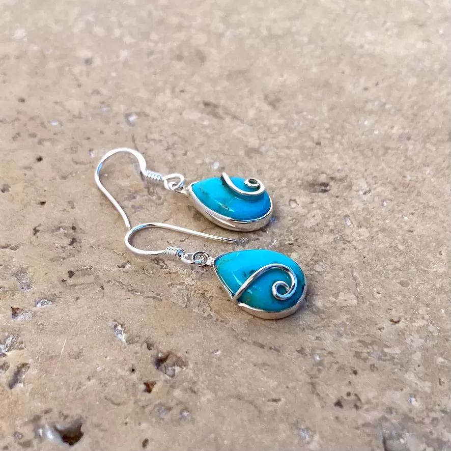 Turquoise Earrings - Sara