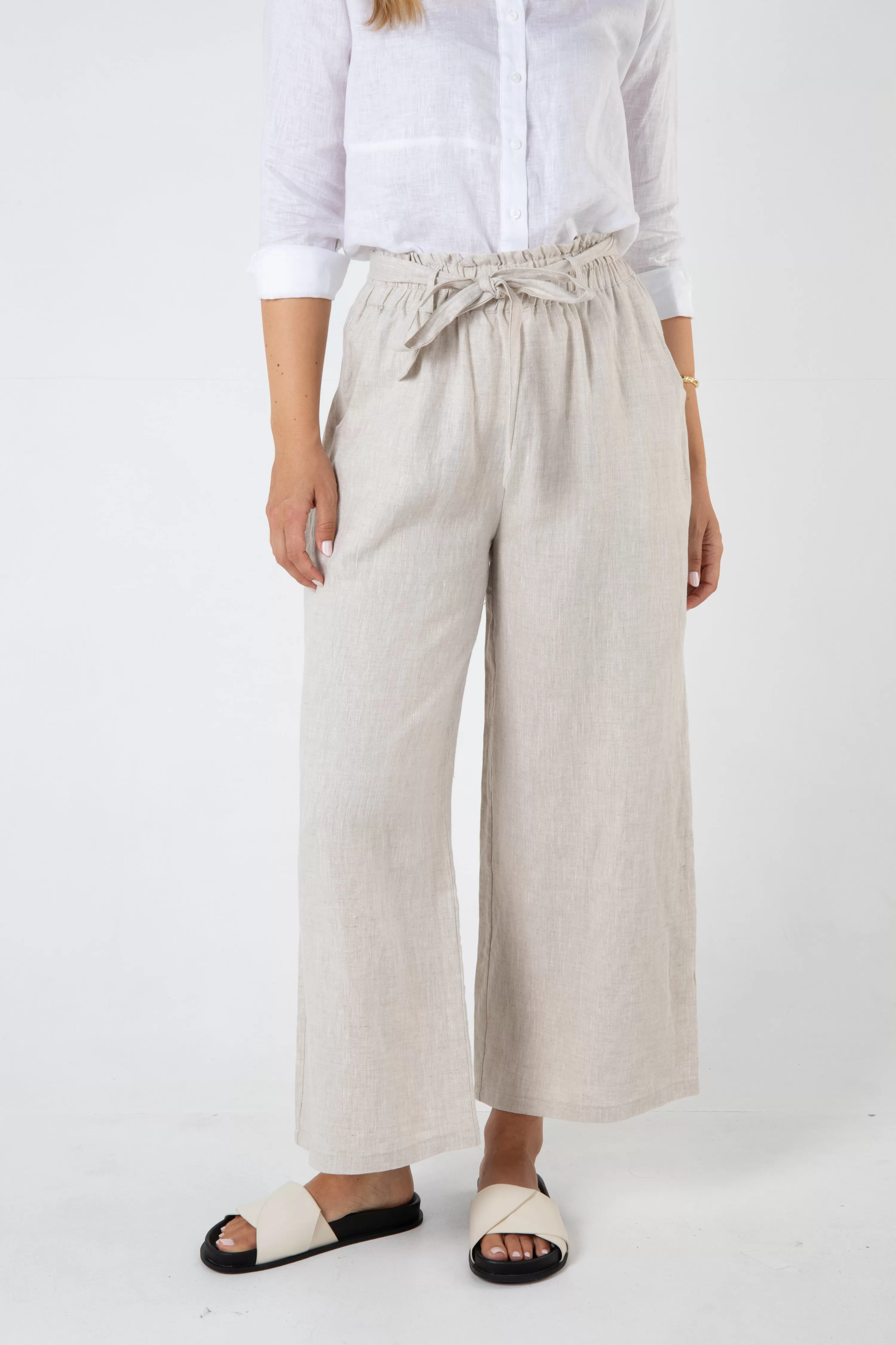 TYLER LINEN PANT - NATURAL