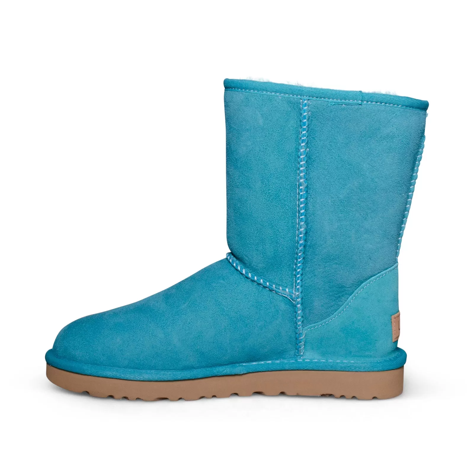 UGG Classic Short II Aqua Blue Boots - Women's