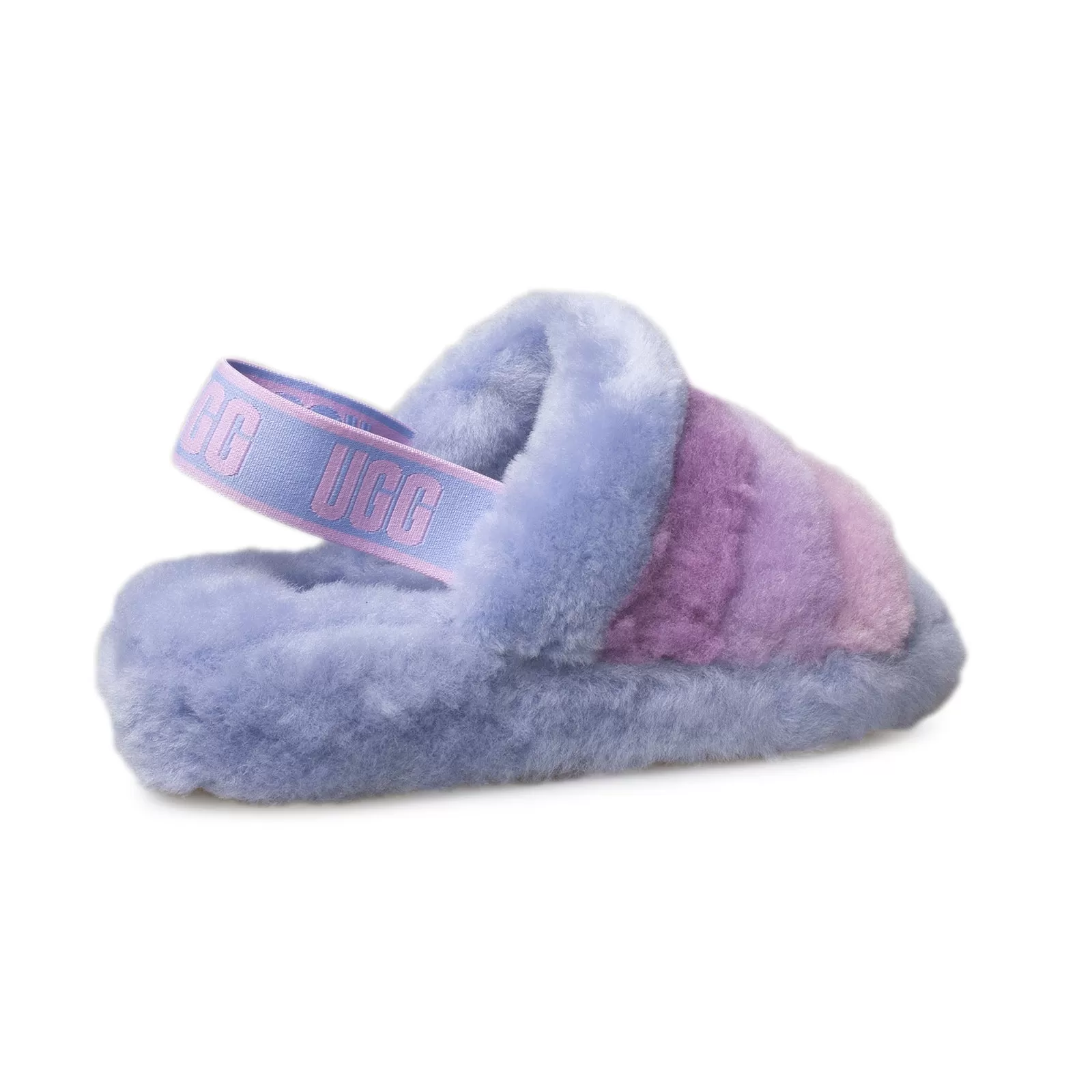 UGG Fluff Yeah Slide Cornflower Multi Slippers - Women's