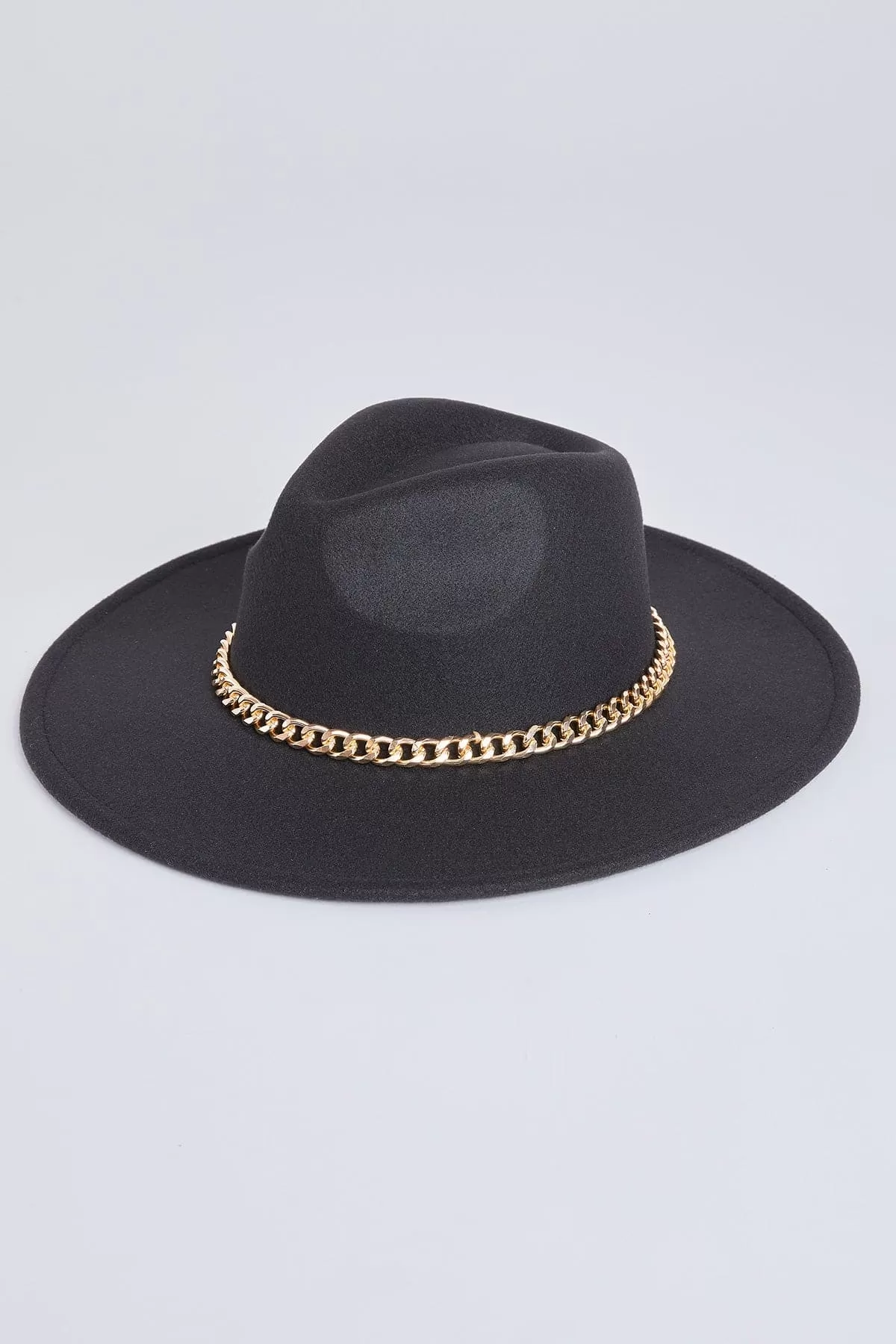 Women's Chain Wide Brim Hat