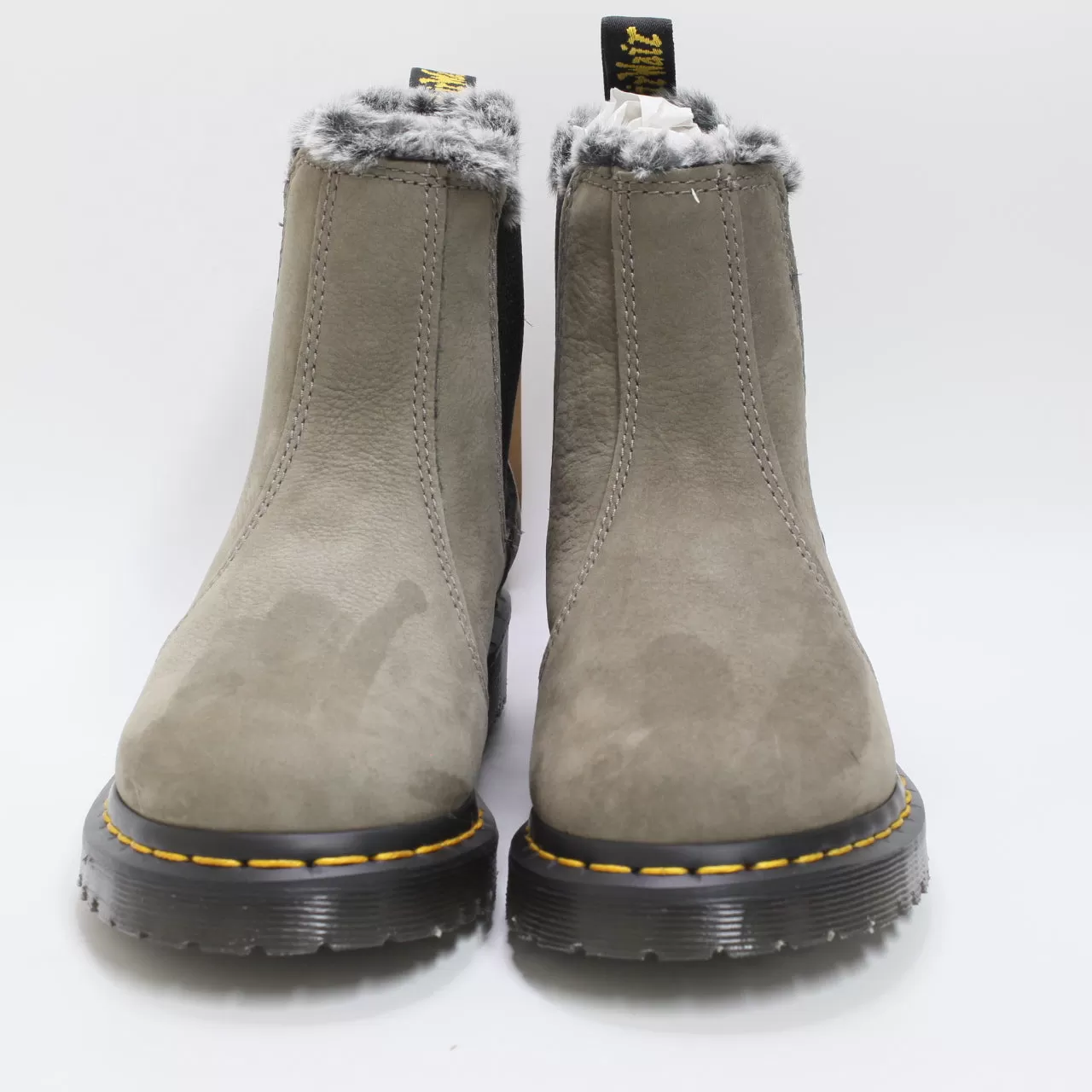 Womens Dr. Martens 2976 Leonore Nickel Grey